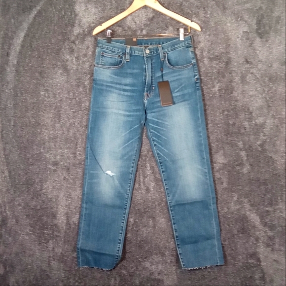 Frye Sienna Cropped skinny raw Hem mid rise women's size 31 - Picture 1 of 7